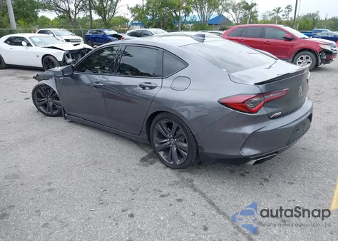 2023 Acura Tlx A-Spec Package z USA, uszkodzony, nr VIN 19UUB6F58PA006068